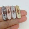 Micro Pave CZ Northen Star Beads