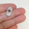 4PCS Micro Pave CZ Pave Compass
