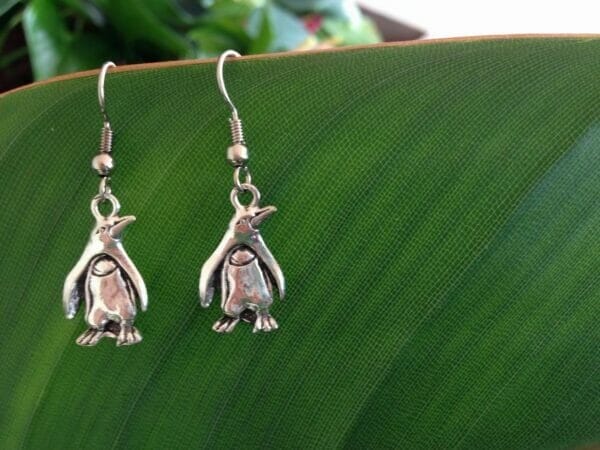 Penguin_Earrings Penguin charm Earrings