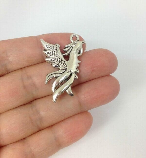 Phoenix_charm 10 Phoenix Charm for DIY Findings