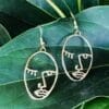 wholesale picasso face earrings