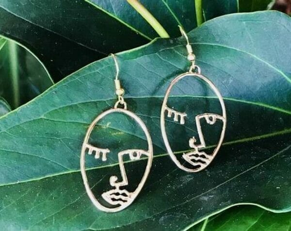 wholesale picasso face earrings