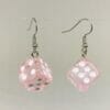 lucite dice earrings wholesale