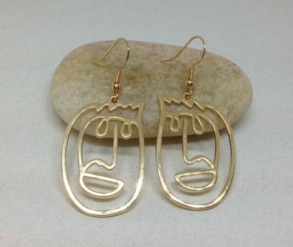 wholesale picasso face earrings