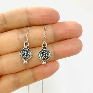 Wholesale Pomegranate Threader Earrings