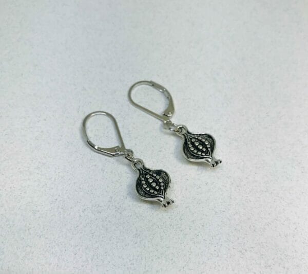 Pomegranate Leverback Earrings