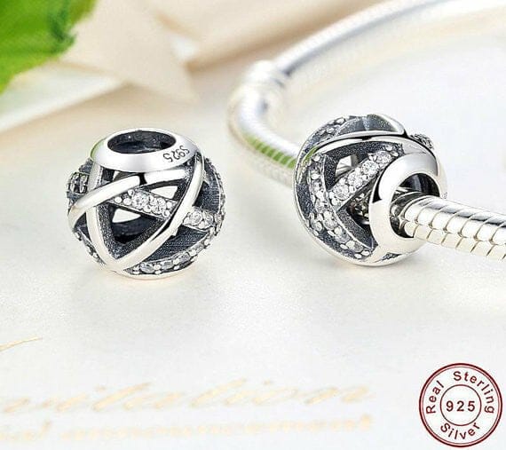 pandora sterling silver ball charm