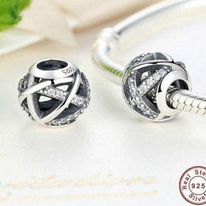 pandora sterling silver ball charm