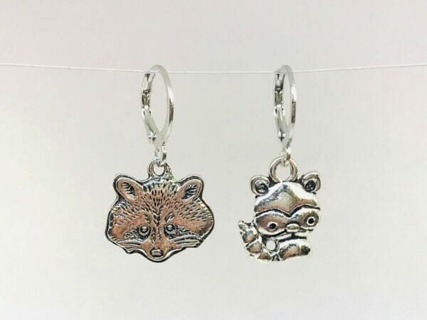 Racoonandbabyearrings_1ebf0940-425f-4c47-bbcb-cca038329f28 Paw Prints Earrings