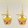 Raman Instant Noodle Earrings
