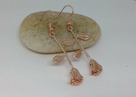 Rose_Earring_P2_RG Rose Earrings, Beauty and The Beast Jewelry