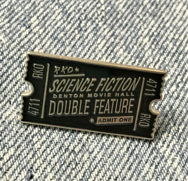 Science_fiction_admi_ticket_pin Black Science Fiction movie Ticket Admit one