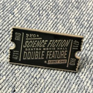 Black Science Fiction movie Ticket Admit one