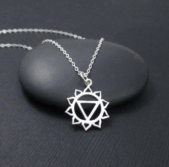 Meditation yoga charm necklace