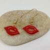 Statment_earring_Red_Lips Red Lips Earrings, Statement Earrings
