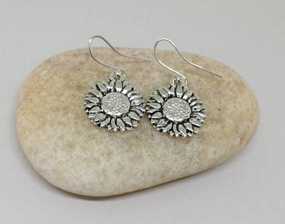 Sunflower_Earrings Sunflower Earrings, Flower Daisy Earrings