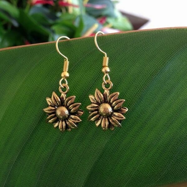 Sunflower_Earrings_GD Sunflower Earrings
