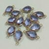 Tear Drop Shape Birthstone Connector