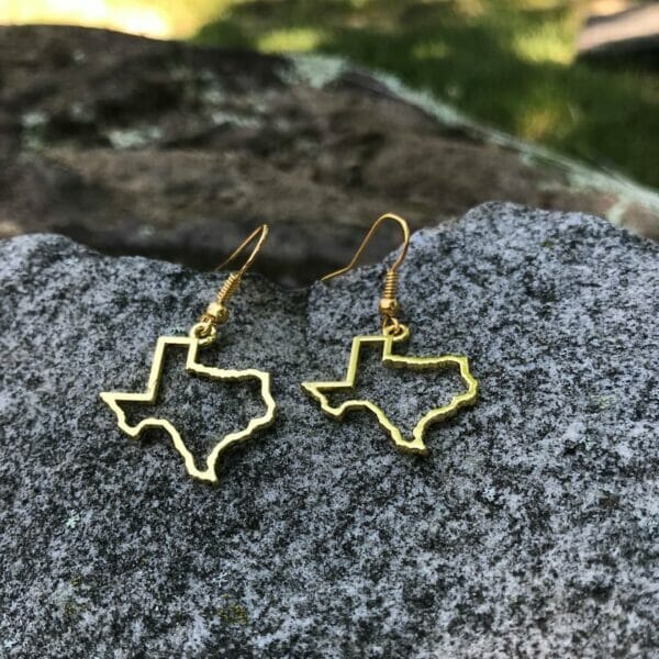 TexasmapEarrings_3e33e5ce-2344-45fc-b7f0-270f67d95191 Gold Texas State Map Earrings