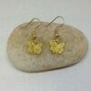 Tiny Gold Butterfly Earrings