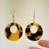 Hoop Acetate Tortoise Shell earrings