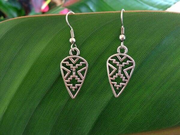 Tribal_Shield_Earrings Tribal Shield Earrings