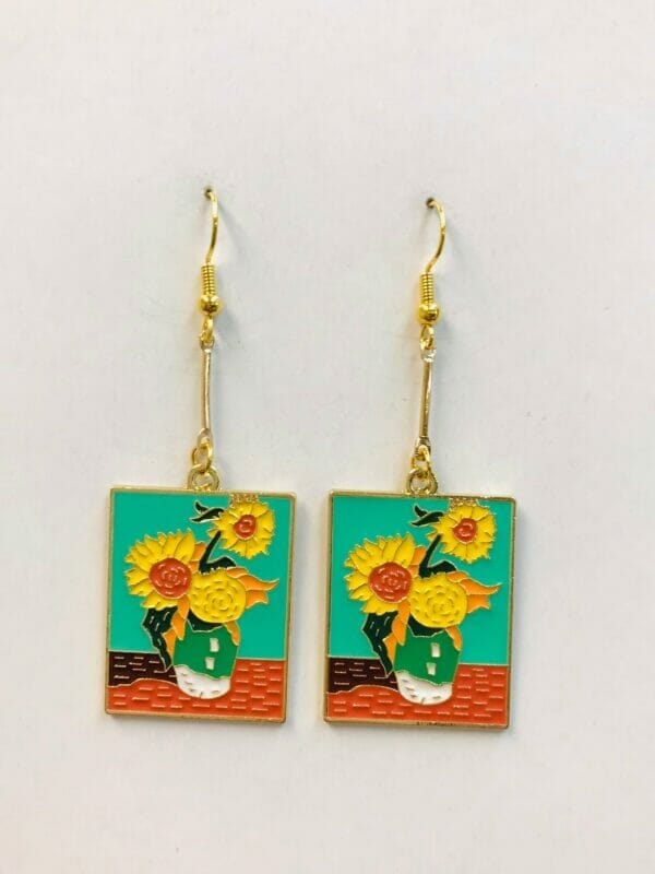 Van_Gh Van Gogh Earrings, World Famous Painting Earrings,