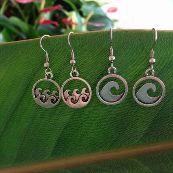 Wave_Earrings Ocean Waves Earrings