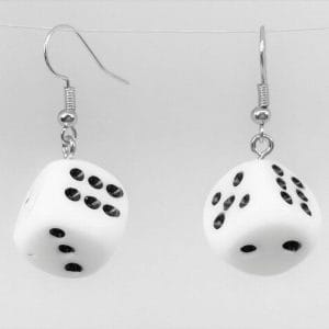3D Dice Earrings