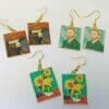 Van Gogh Earrings, World Famous Painting Earrings,