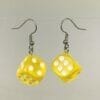 lucite dice earrings wholesale