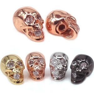Zirconia_Skull_5a1d78f9-1e17-4d9c-b83d-0df029f8e141 Micro Pave CZ Skull Beads