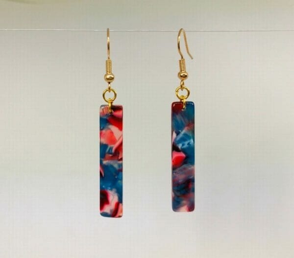 Grinch and Christmas Tree Acrylic Earrings