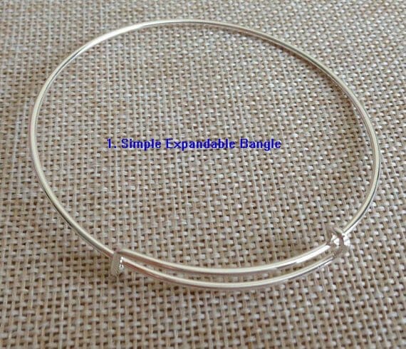 Mermaid Expandable Bangle Bracelet Ocean Anchor