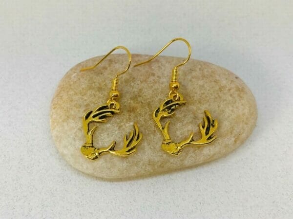 antlersearringsgold Wholesale Antlers Earrings