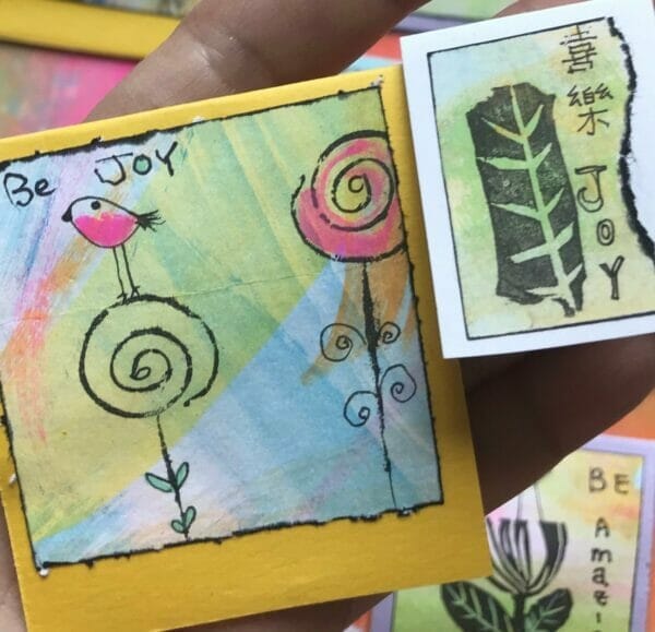 4pcs Handpainted Love Note Cards  Gift Cards Raindom Picks