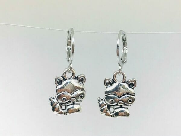 babyracoonearrings Racoon Baby Earrings