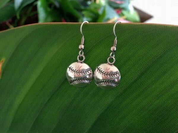 baseballearrings Baseball & Cap Earrings