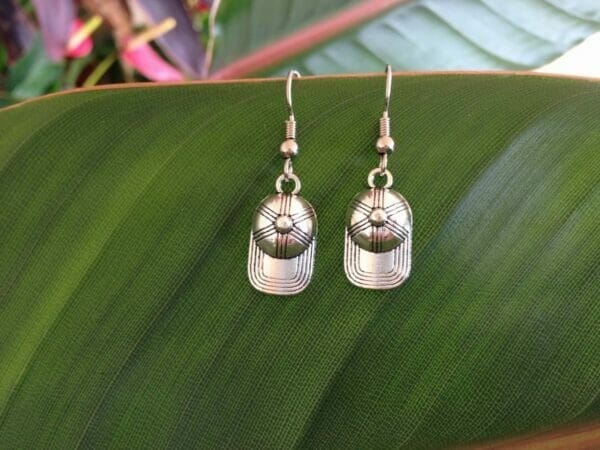 baseballhatearring Baseball & Cap Earrings