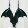 Wholesale Black Bat Wing Earrings