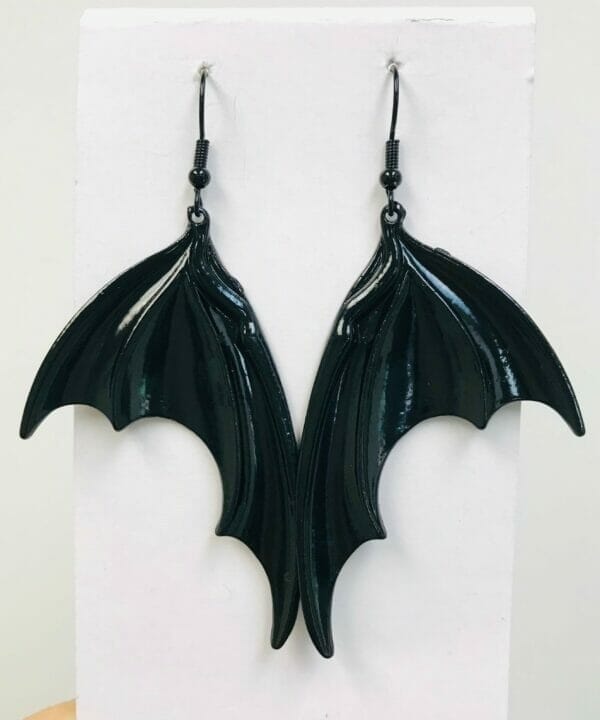 blackbatearrings Wholesale Black Bat Wing Earrings