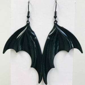 blackbatearrings Wholesale Black Bat Wing Earrings