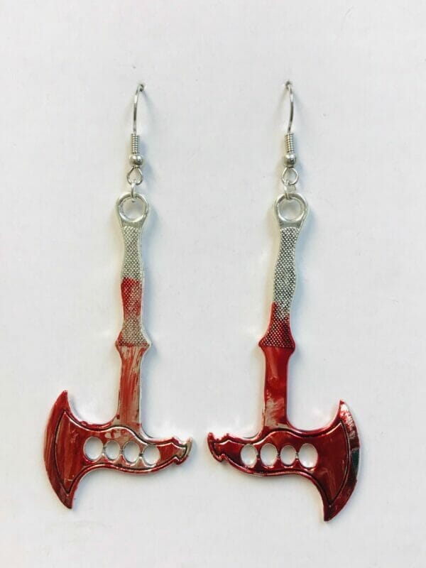 bloody_ax_earrings Bloody Ax Earrings