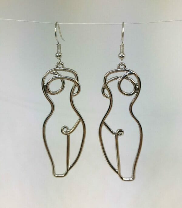 Wholesale Naked Female Body Earrings