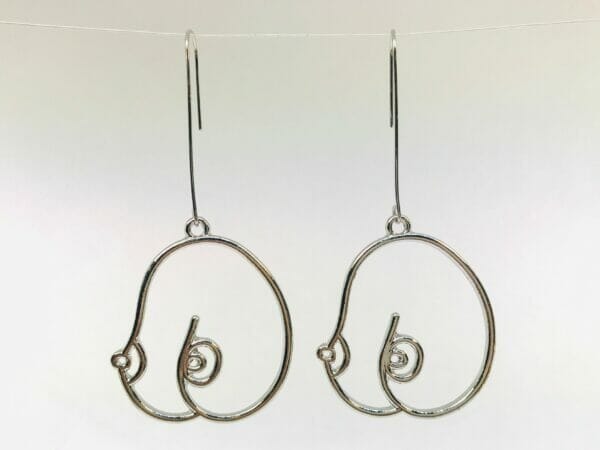 Boobies Earrings, Boobs Earring