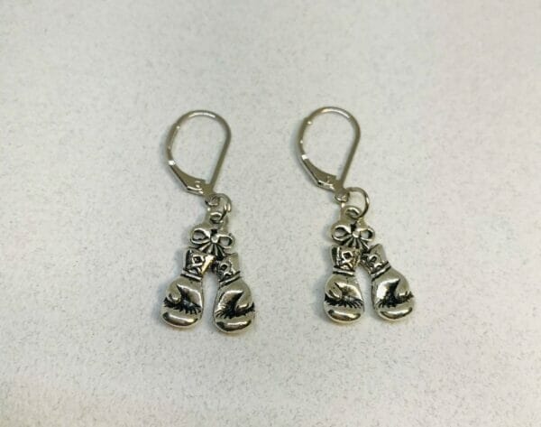 boxing_glove_earrings Boxing Leverback Earrings, Coach gift