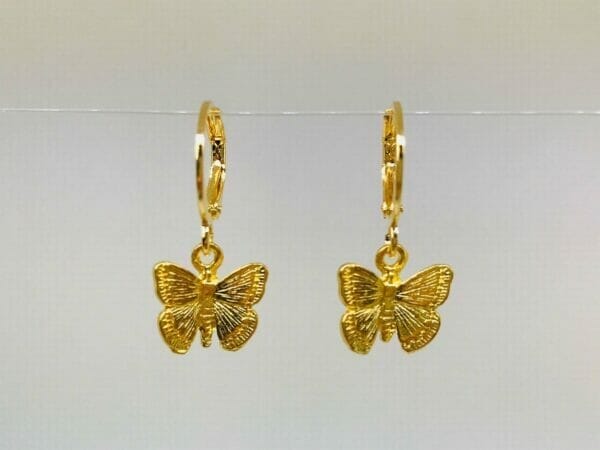 butterflyhuggieearrings_33ca57dd-570a-442c-997d-dc98fc1e8596 Gold Butterfly Earrings, Mariposa Earrings