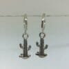 Cactus Huggie Earrings