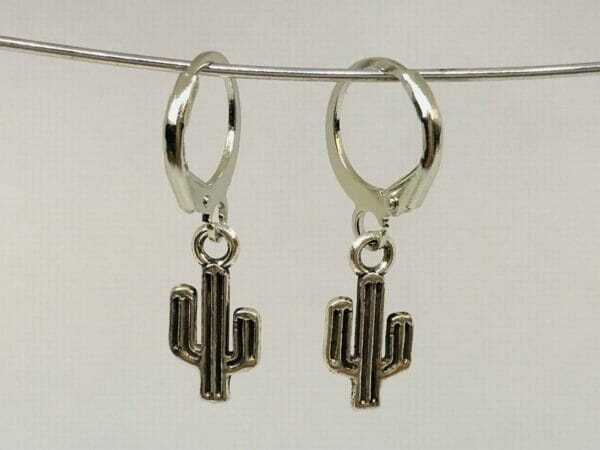 cactusearringstiny Cactus Earrings