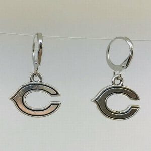 Chicago Bull Earrings, Sports Team Gift, Fan Jewelry